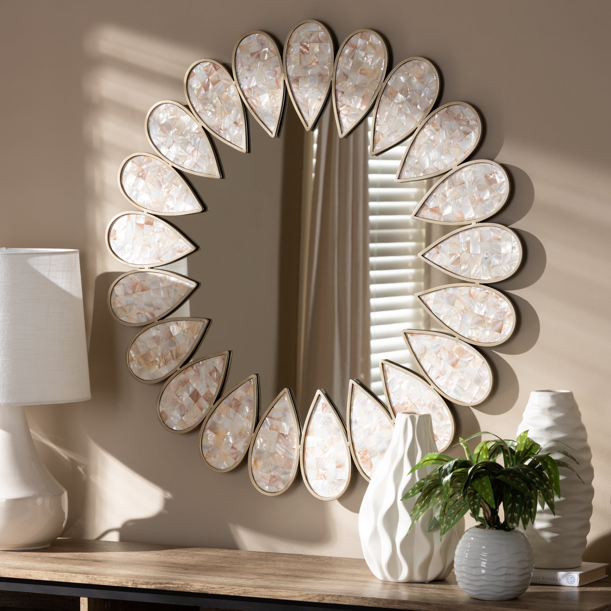 Savita Contemporary Mirror-Mirror-Baxton Studio - WI-Wall2Wall Furnishings