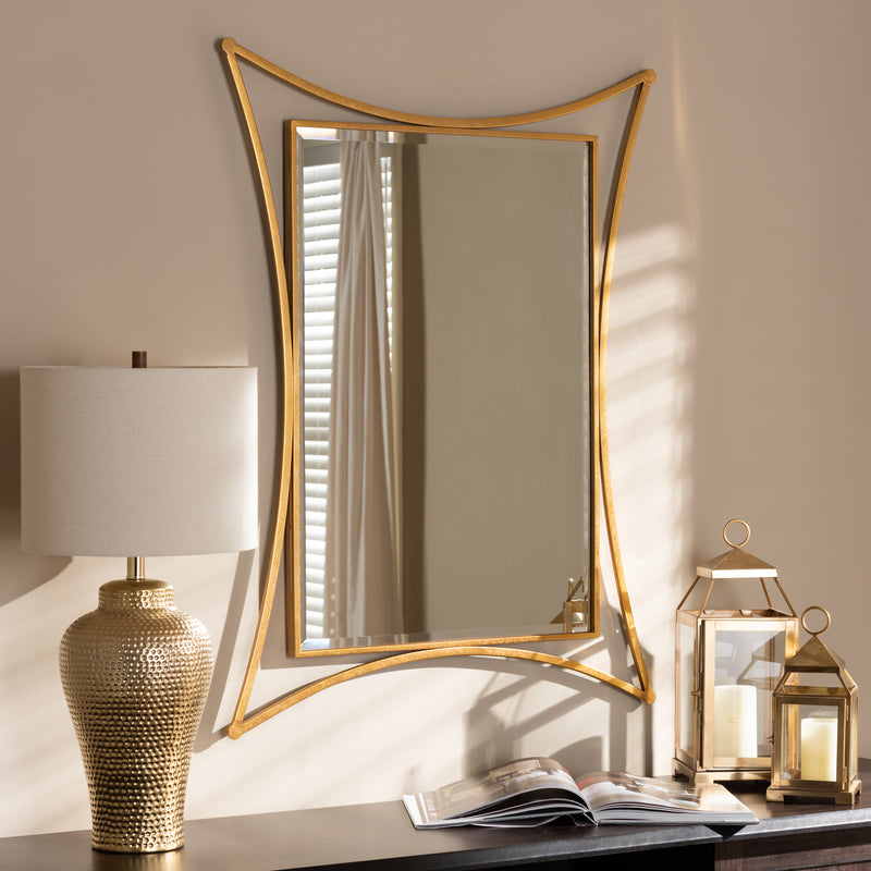 Melia Contemporary Mirror-Mirror-Baxton Studio - WI-Wall2Wall Furnishings