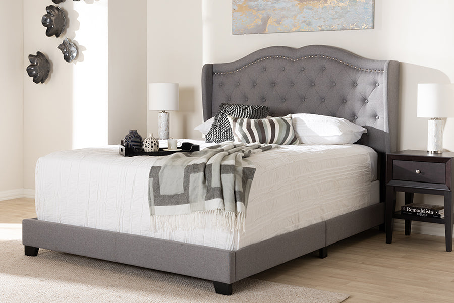 Aden Contemporary Bed-Bed-Baxton Studio - WI-Wall2Wall Furnishings