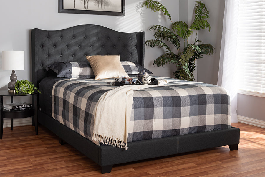 Alesha Contemporary Bed-Bed-Baxton Studio - WI-Wall2Wall Furnishings