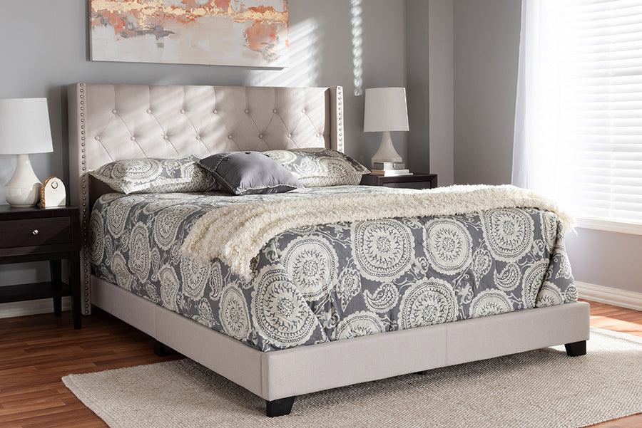 Brady Contemporary Bed-Bed-Baxton Studio - WI-Wall2Wall Furnishings