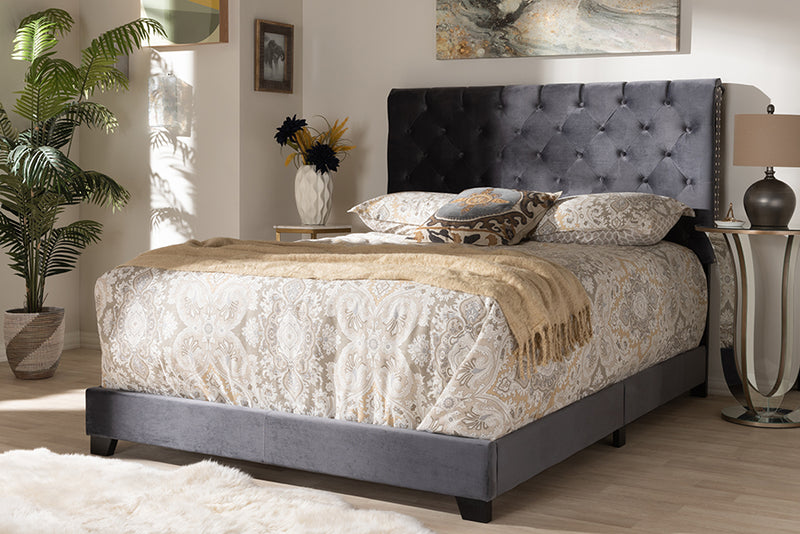 Candace Glam Bed-Bed-Baxton Studio - WI-Wall2Wall Furnishings
