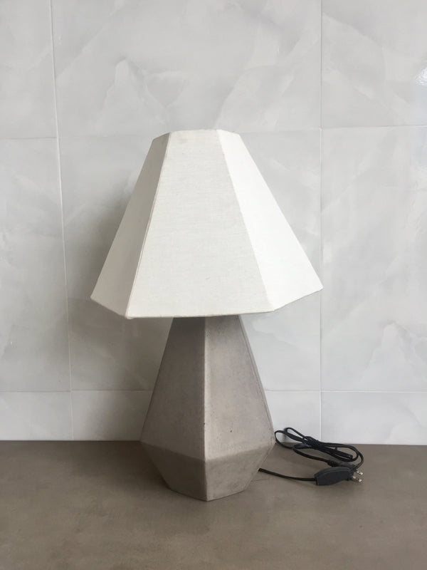 Modrest Estrada Modern Concrete Table Lamp-Table Lamp-VIG-Wall2Wall Furnishings
