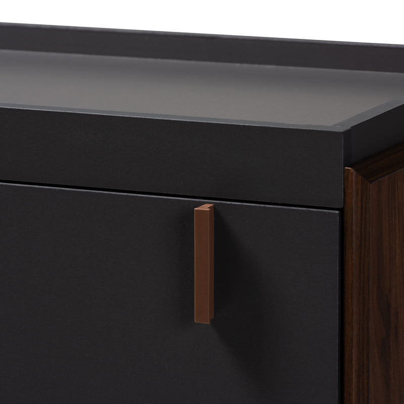 Rikke Contemporary Chest Two-Tone 5-Drawer-Chest-Baxton Studio - WI-Wall2Wall Furnishings