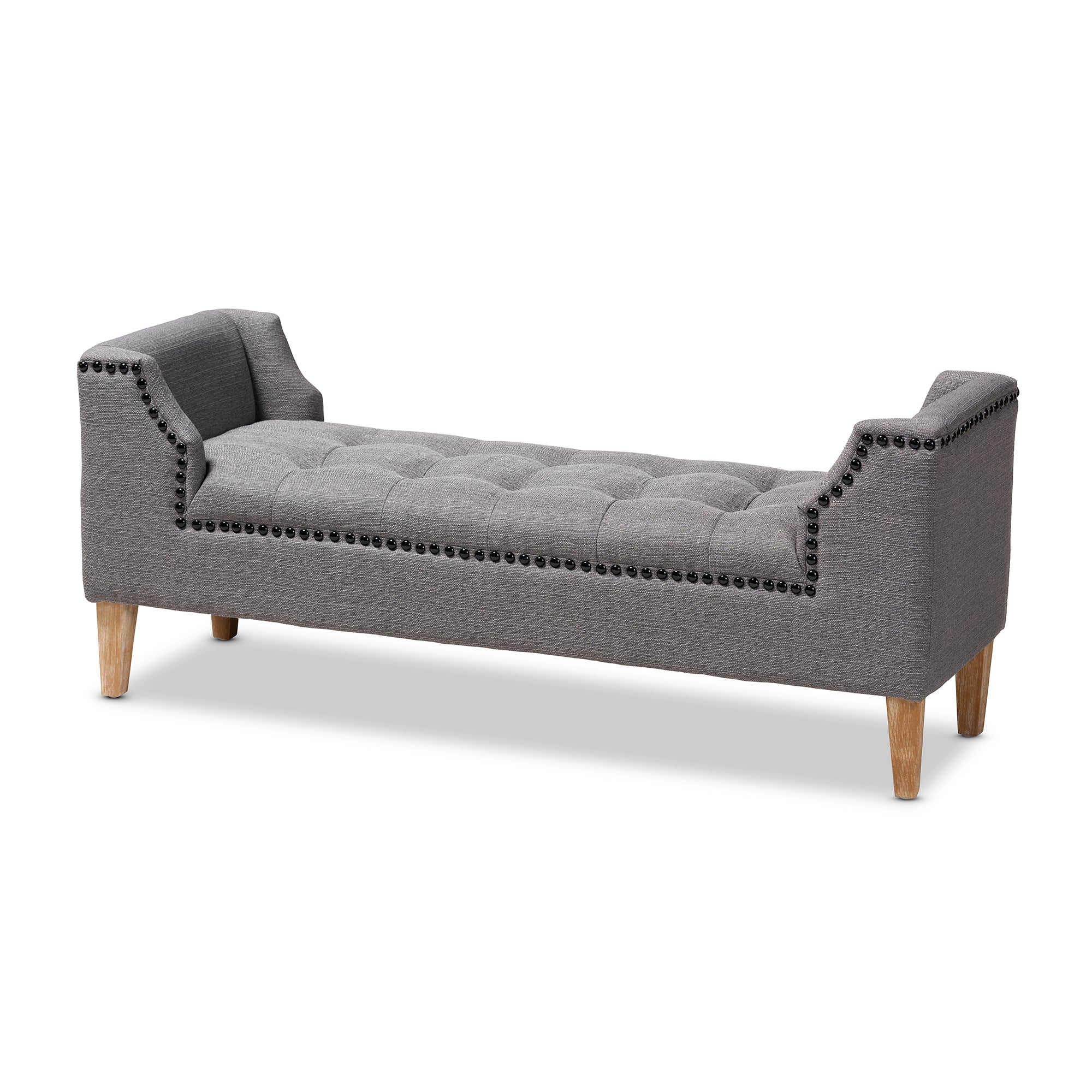 Perret Contemporary Bench-Bench-Baxton Studio - WI-Wall2Wall Furnishings