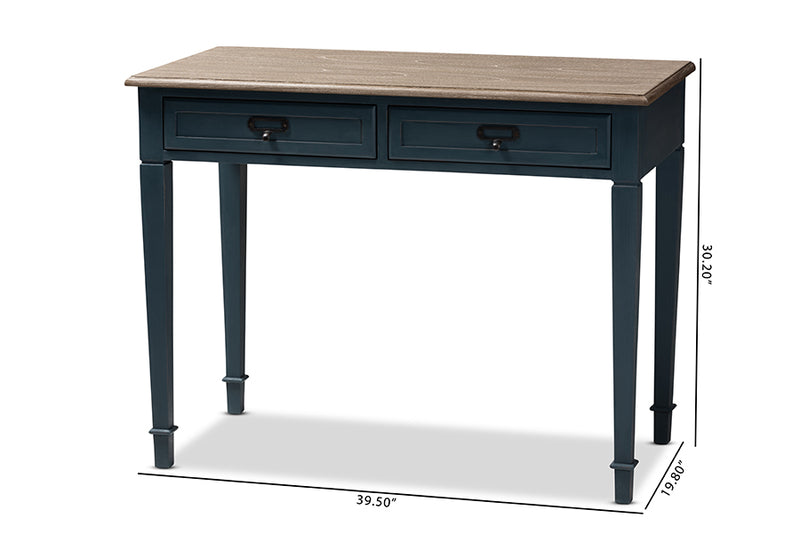 Dauphine Traditional Desk-Desk-Baxton Studio - WI-Wall2Wall Furnishings