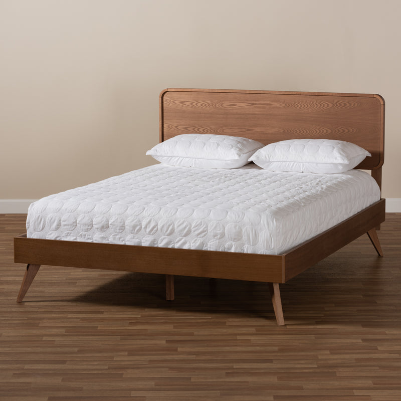 Demeter Mid-Century Bed-Bed-Baxton Studio - WI-Wall2Wall Furnishings