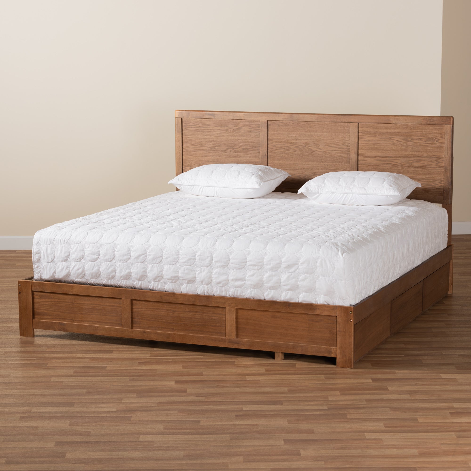 Aras Modern Bed 3-Drawer-Bed-Baxton Studio - WI-Wall2Wall Furnishings