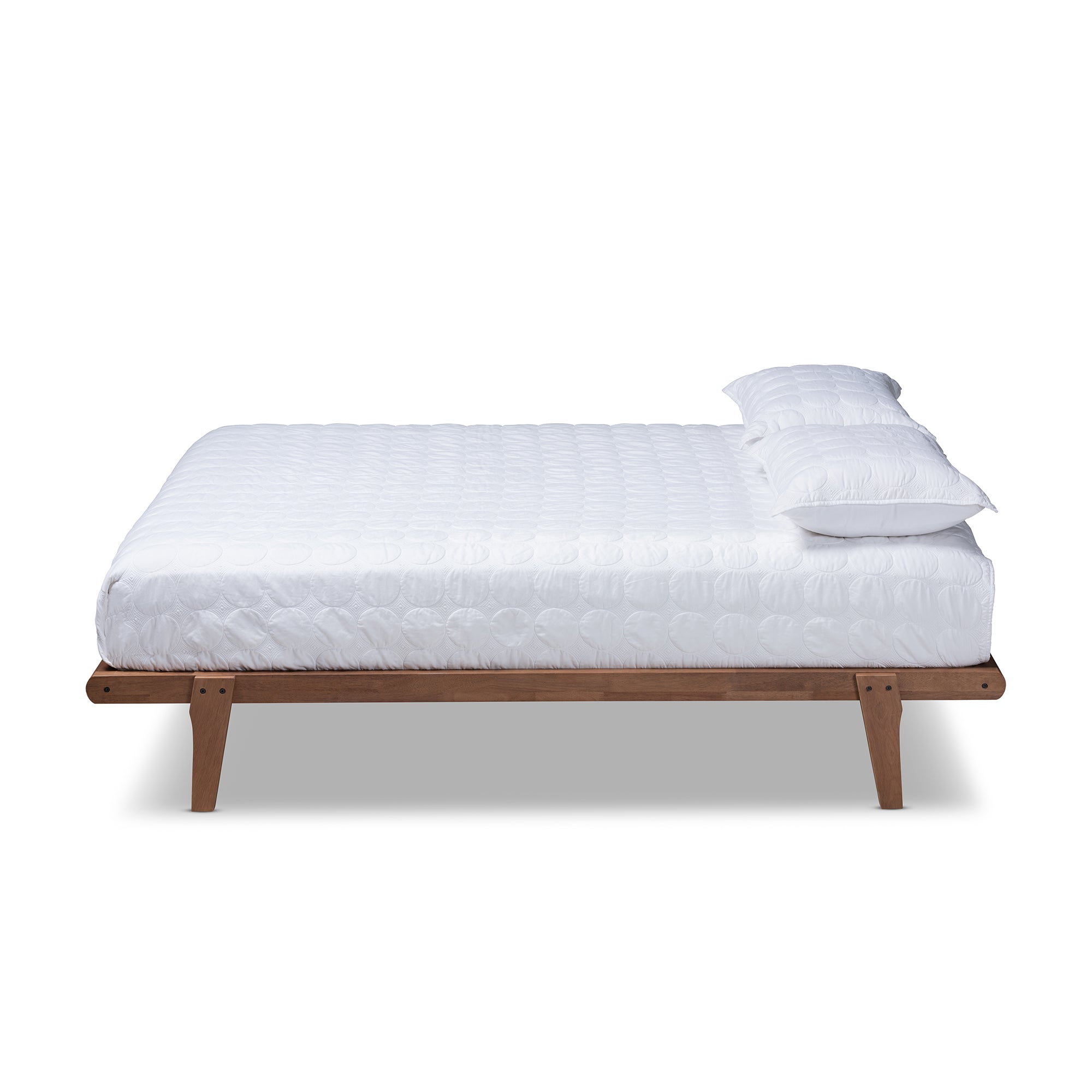 Kaia Mid-Century Bed Frame-Bed Frame-Baxton Studio - WI-Wall2Wall Furnishings