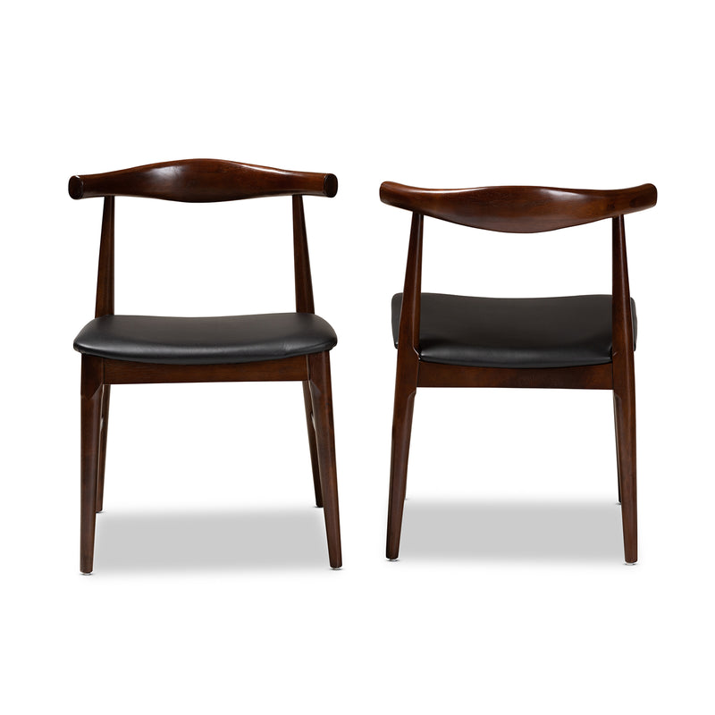 Eira Mid-Century Dining Chairs-Dining Chairs-Baxton Studio - WI-Wall2Wall Furnishings