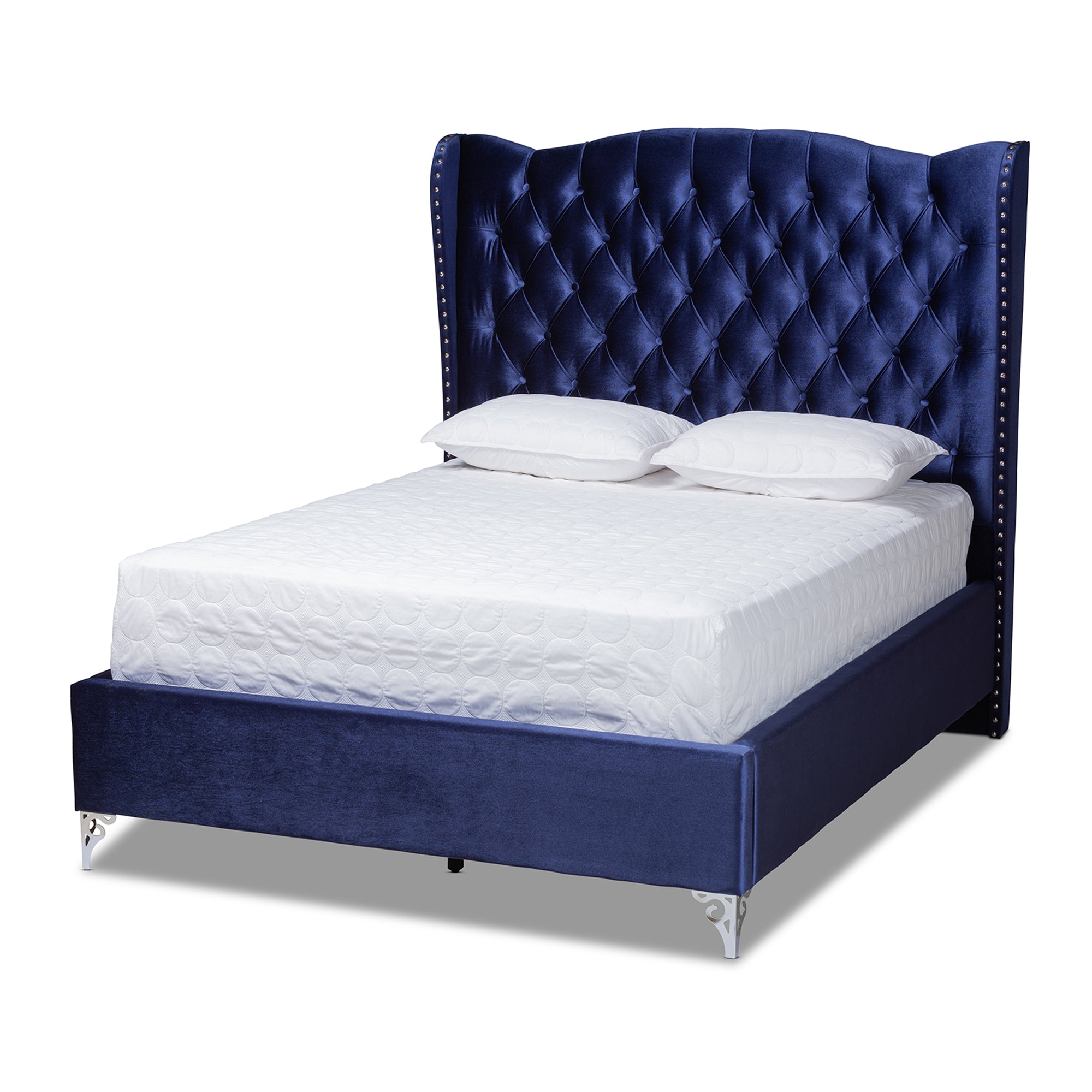 Hanne Glamour Bed-Bed-Baxton Studio - WI-Wall2Wall Furnishings