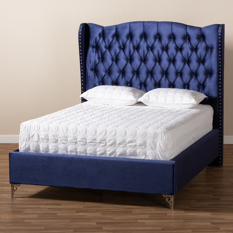 Hanne Glamour Bed-Bed-Baxton Studio - WI-Wall2Wall Furnishings