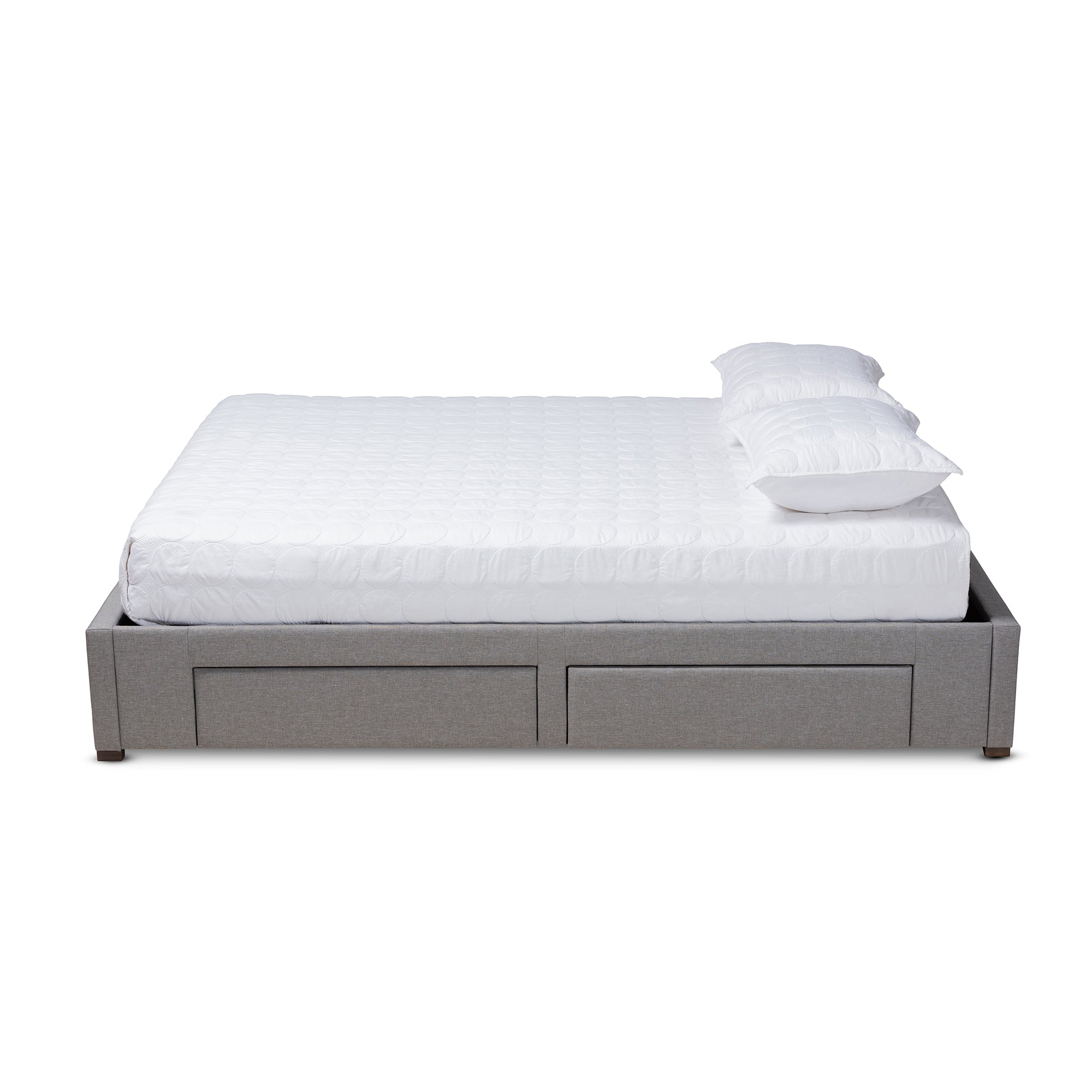 Leni Contemporary Bed 4-Drawer-Bed-Baxton Studio - WI-Wall2Wall Furnishings