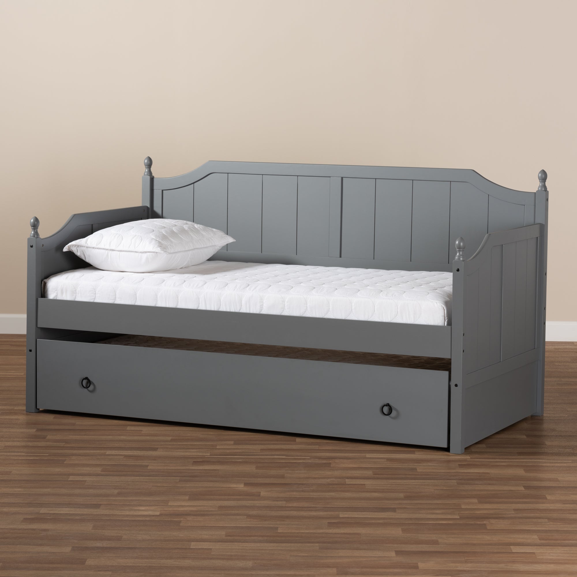 Millie Rustic Daybed with Trundle-Daybed & Trundle-Baxton Studio - WI-Wall2Wall Furnishings