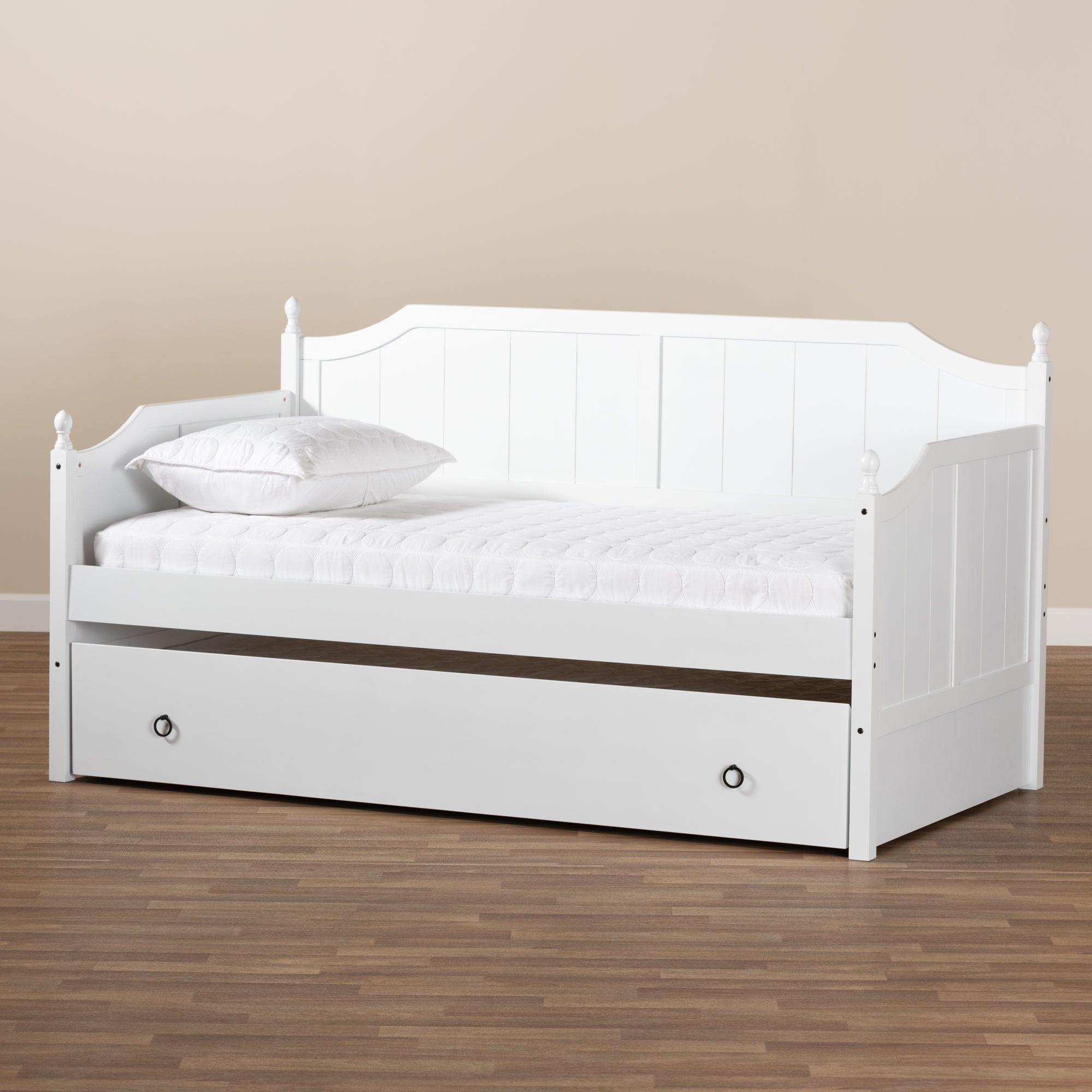 Millie Rustic Daybed with Trundle-Daybed & Trundle-Baxton Studio - WI-Wall2Wall Furnishings