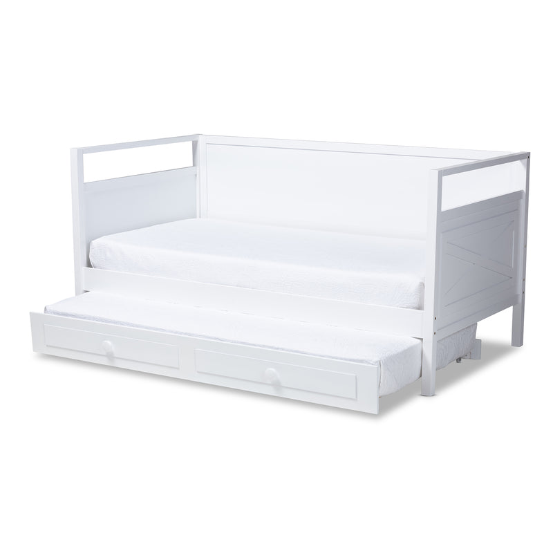 Cintia Traditional Daybed with Trundle-Daybed & Trundle-Baxton Studio - WI-Wall2Wall Furnishings