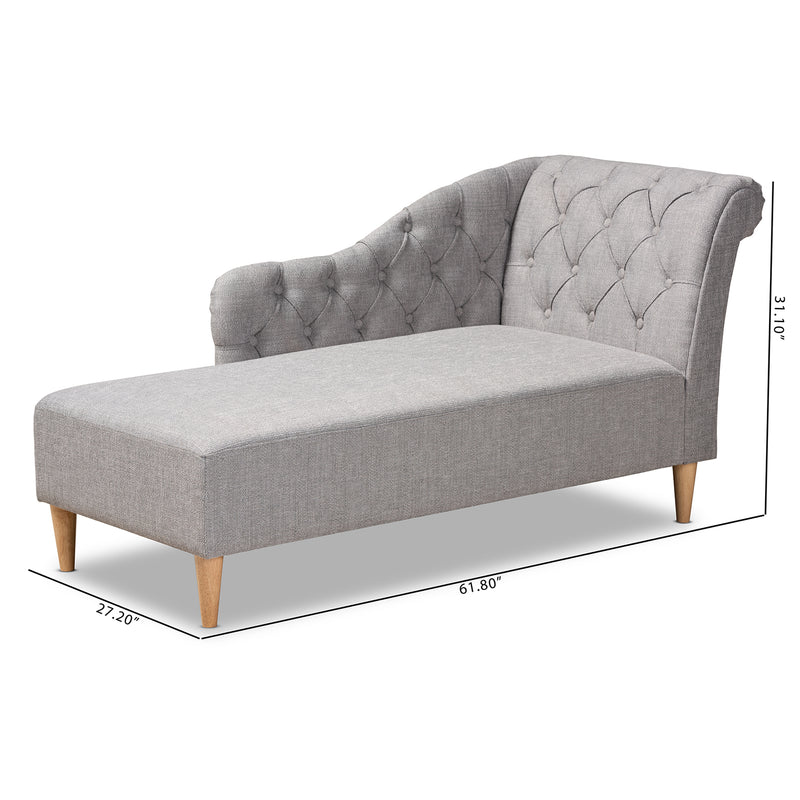 Emeline Contemporary Chaise-Chaise-Baxton Studio - WI-Wall2Wall Furnishings
