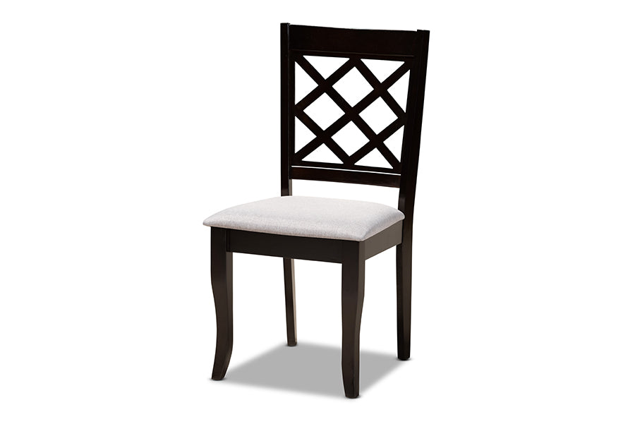 Daisy Modern Dining Table & Dining Chairs 5-Piece-Dining Set-Baxton Studio - WI-Wall2Wall Furnishings