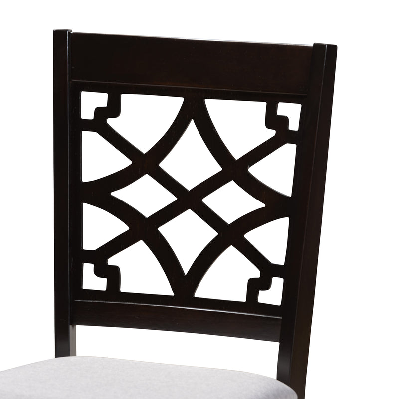 Mya Modern Dining Table & Dining Chairs 5-Piece-Dining Set-Baxton Studio - WI-Wall2Wall Furnishings