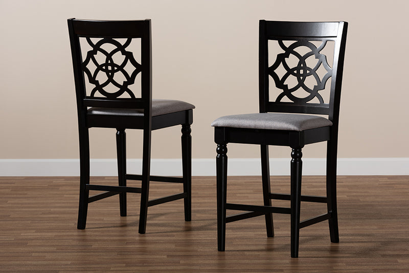 Arden Modern Counter Stools 2-Piece-Counter Stools-Baxton Studio - WI-Wall2Wall Furnishings