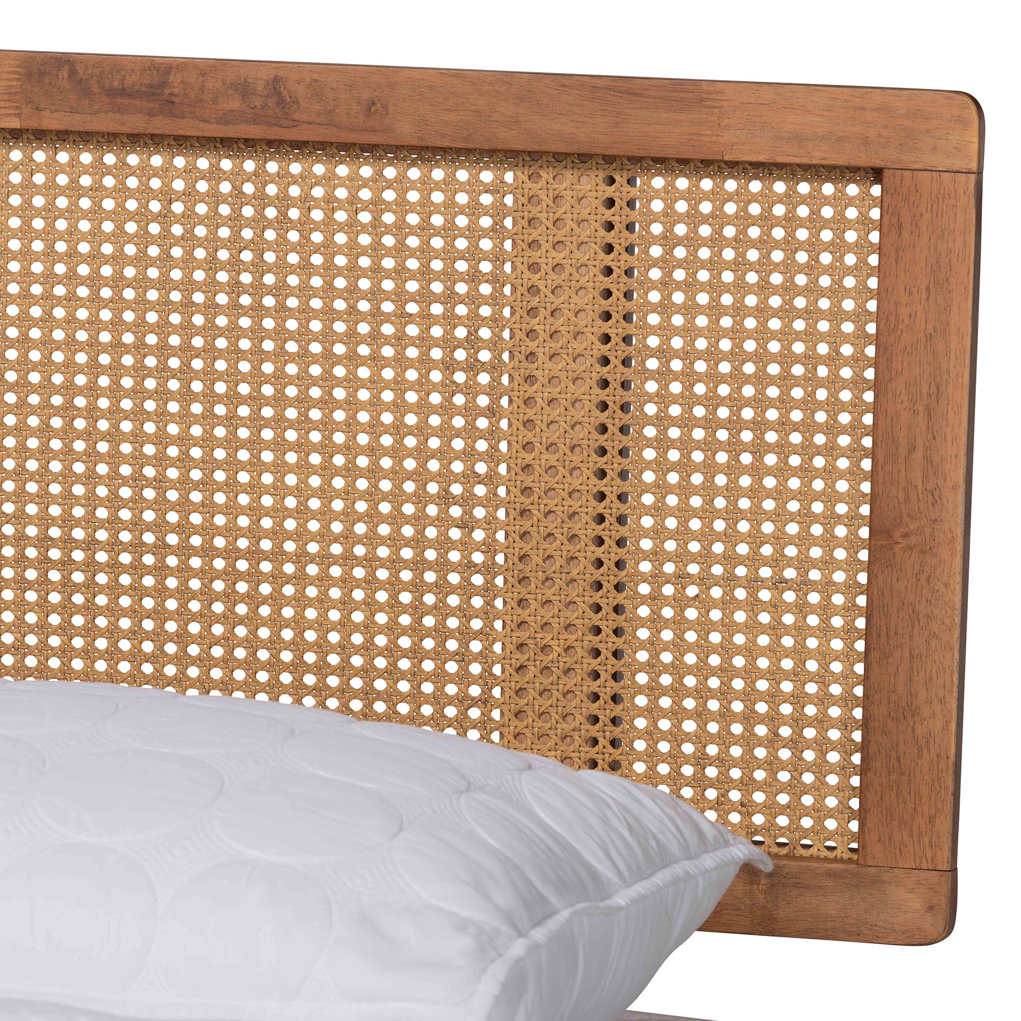 Nura Mid-Century Bed-Bed-Baxton Studio - WI-Wall2Wall Furnishings