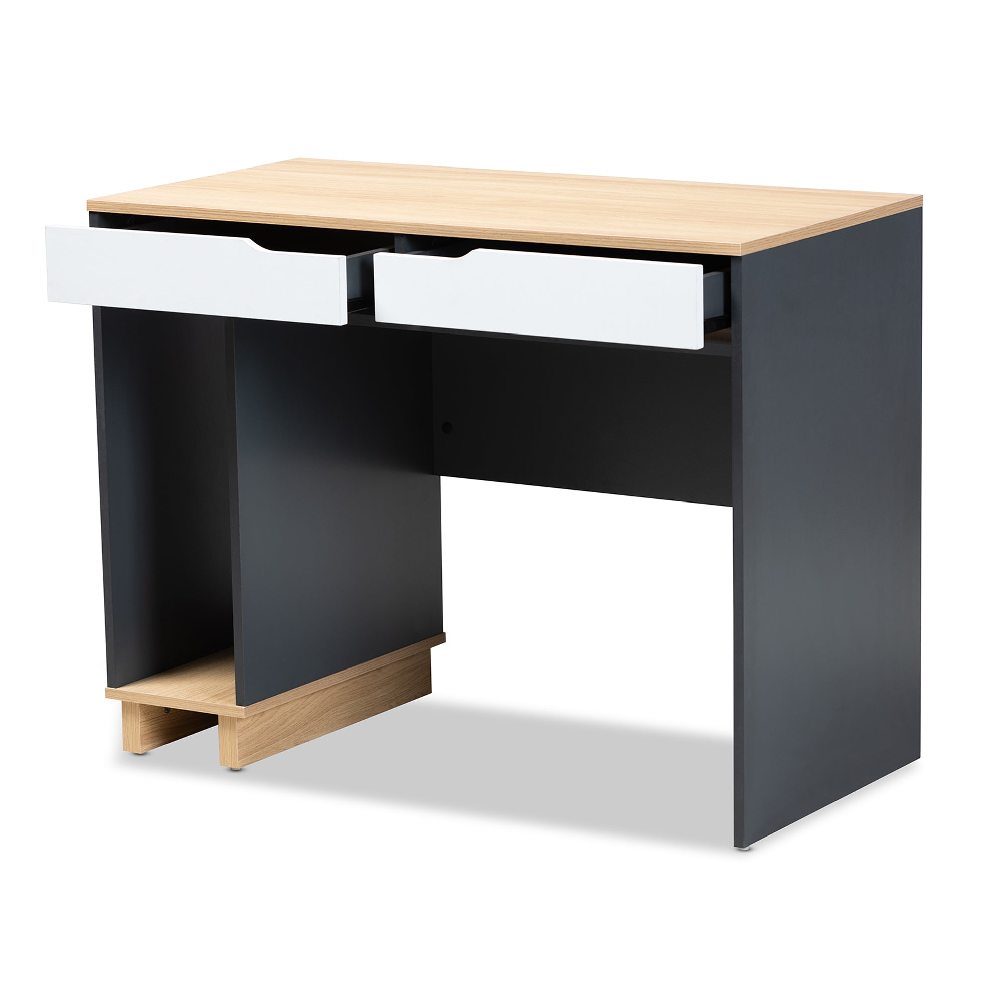 Reed Modern Desk-Desk-Baxton Studio - WI-Wall2Wall Furnishings