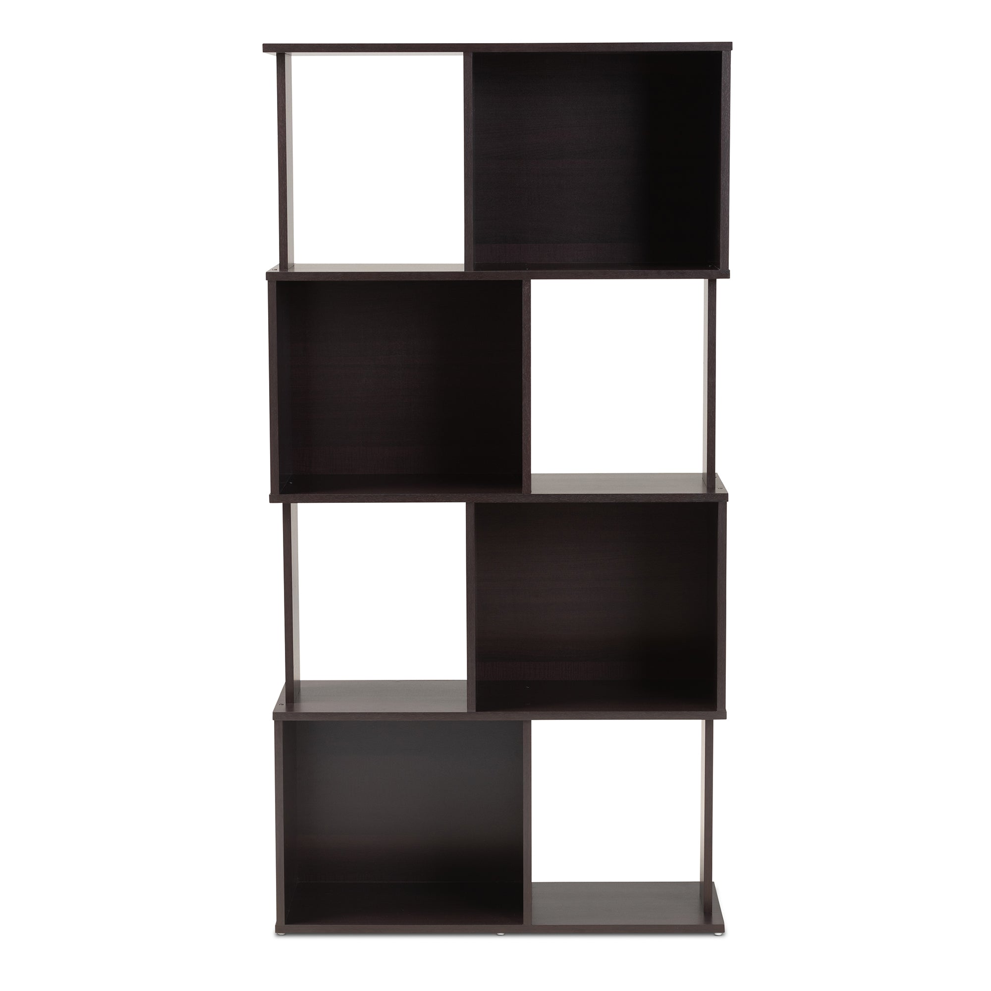 Riva Modern Bookcase-Bookcase-Baxton Studio - WI-Wall2Wall Furnishings