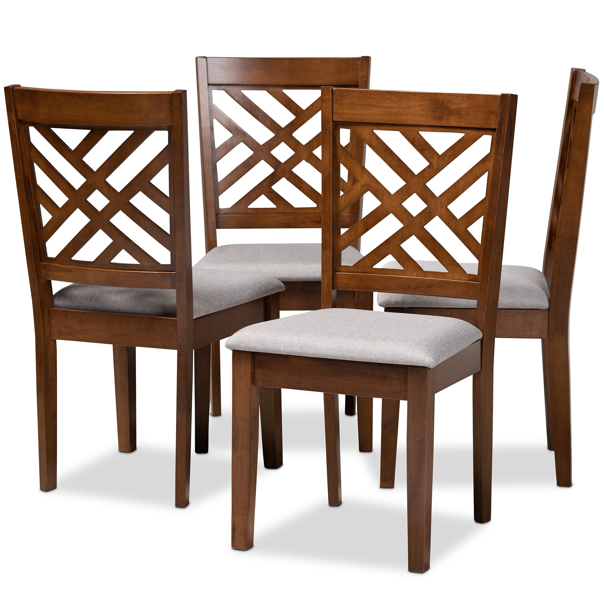 Caron Modern Dining Chairs 4-Piece-Dining Chairs-Baxton Studio - WI-Wall2Wall Furnishings
