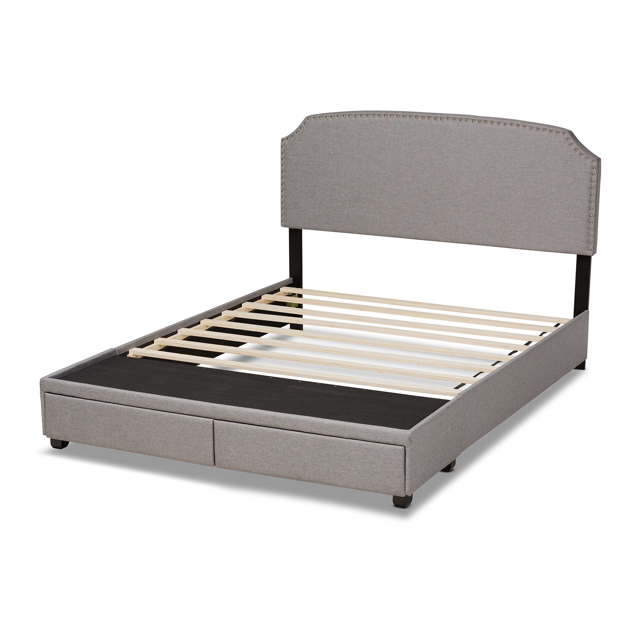 Larese Modern Bed 2-Drawer-Bed-Baxton Studio - WI-Wall2Wall Furnishings