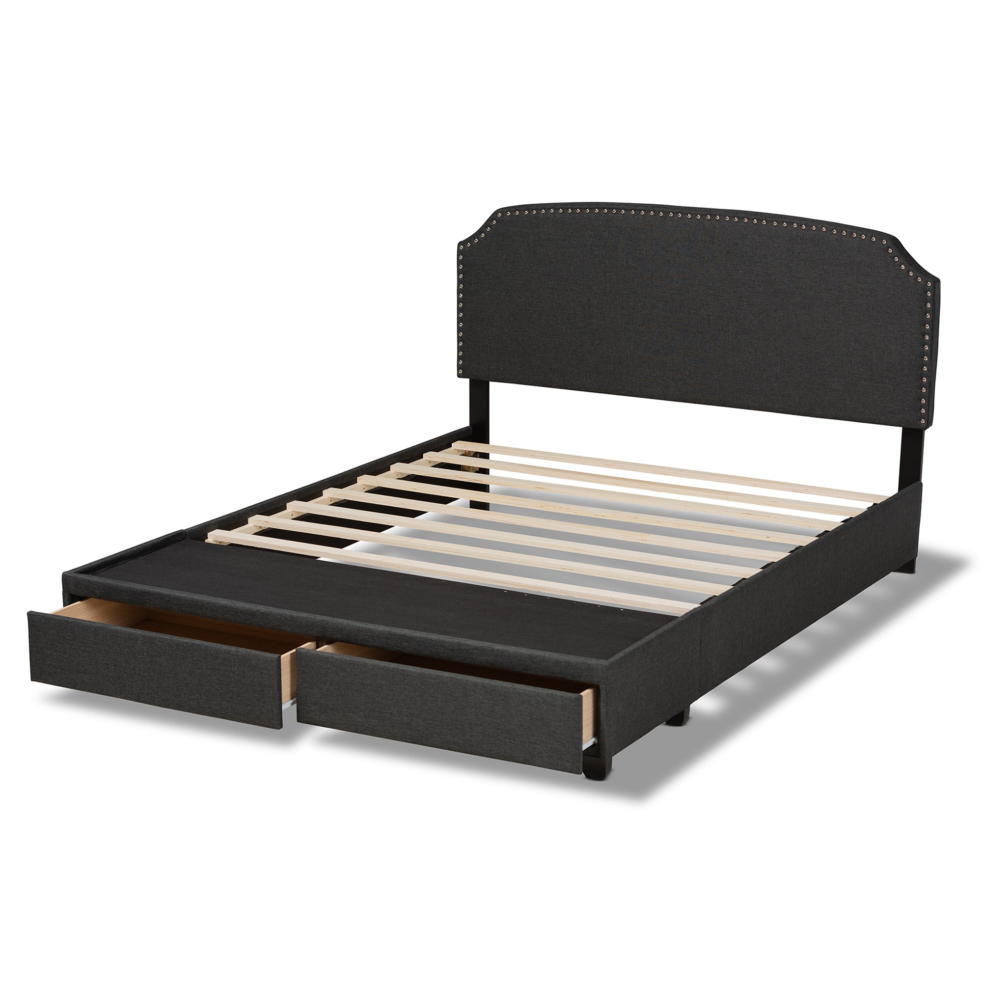 Larese Modern Bed 2-Drawer-Bed-Baxton Studio - WI-Wall2Wall Furnishings