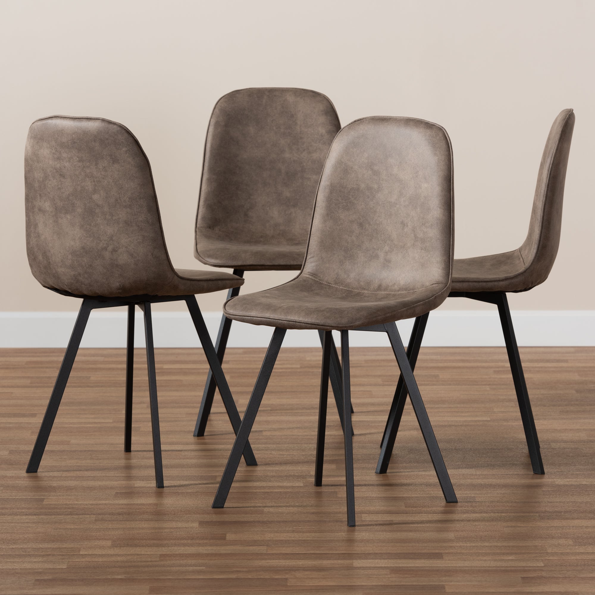 Filicia Modern Dining Chairs 4-Piece-Dining Chairs-Baxton Studio - WI-Wall2Wall Furnishings