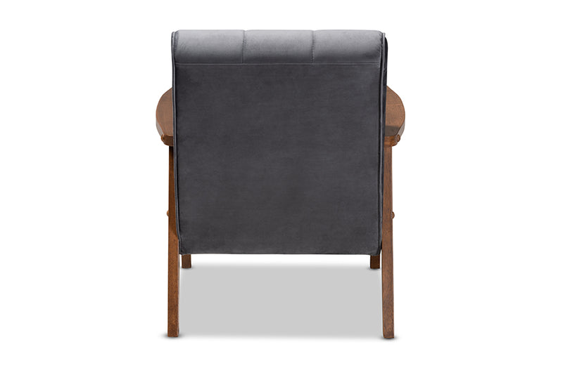 Asta Mid-Century Chair-Chair-Baxton Studio - WI-Wall2Wall Furnishings