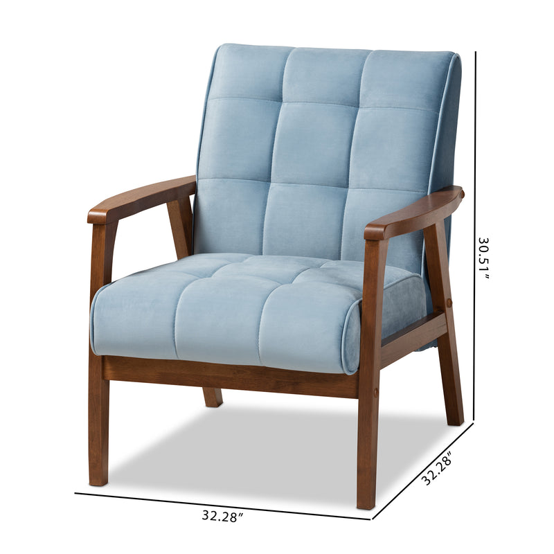 Asta Mid-Century Chair-Chair-Baxton Studio - WI-Wall2Wall Furnishings