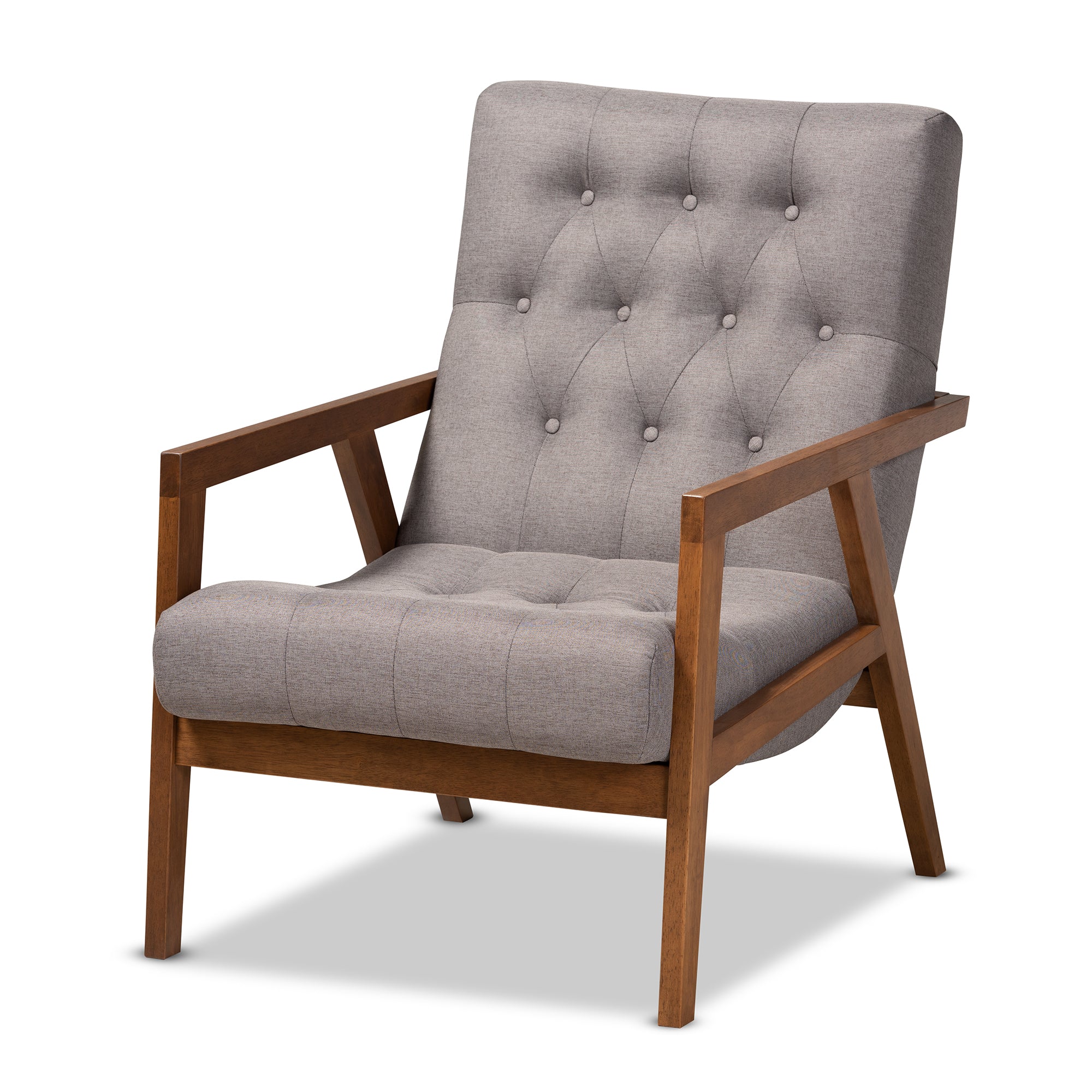 Naeva Mid-Century Chair-Chair-Baxton Studio - WI-Wall2Wall Furnishings