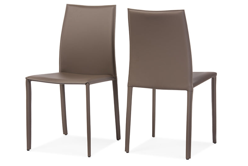 Rockford Contemporary Dining Chairs Set of 2-Dining Chairs-Baxton Studio - WI-Wall2Wall Furnishings