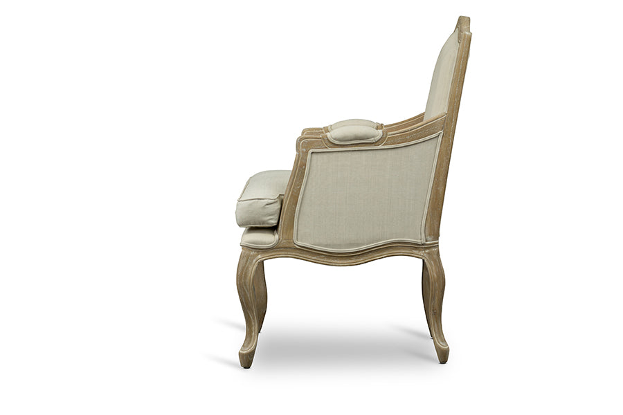 Nivernais Traditional Living Room Chair-Chair-Baxton Studio - WI-Wall2Wall Furnishings