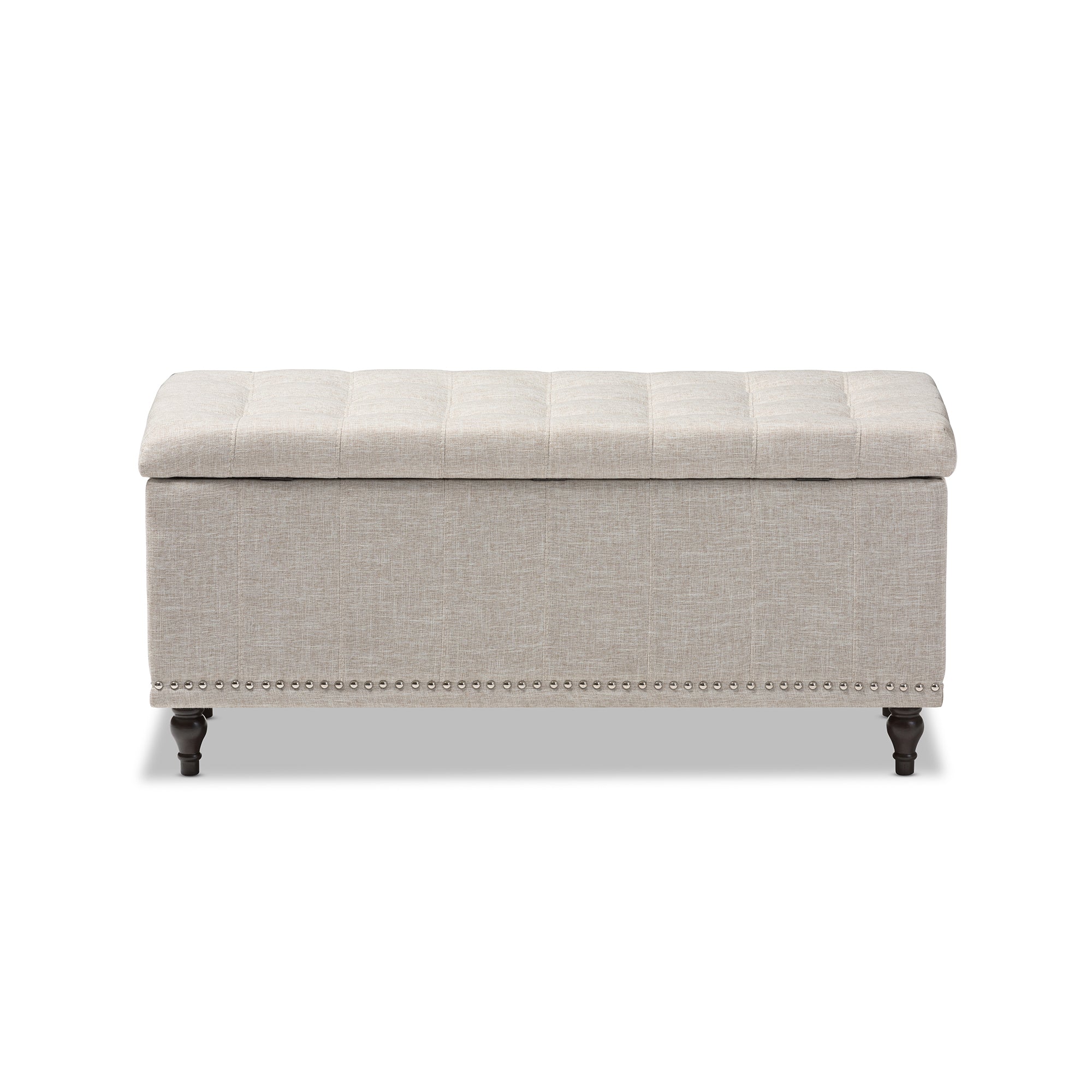 Kaylee Contemporary Storage Bench Button-Tufting-Storage Bench-Baxton Studio - WI-Wall2Wall Furnishings