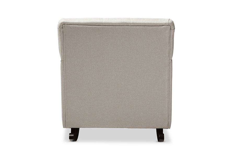 Bethany Contemporary Living Room Chair Button-tufted-Chair-Baxton Studio - WI-Wall2Wall Furnishings