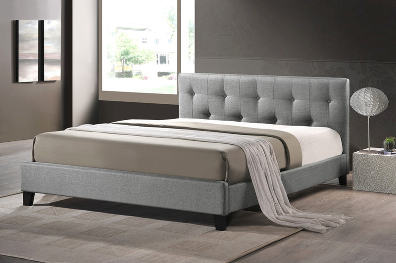 Annette Transitional Bed-Bed-Baxton Studio - WI-Wall2Wall Furnishings