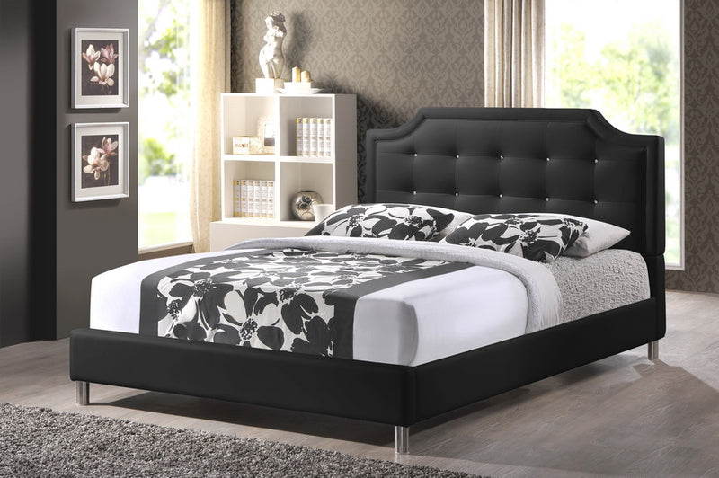 Carlotta Transitional Bed-Bed-Baxton Studio - WI-Wall2Wall Furnishings
