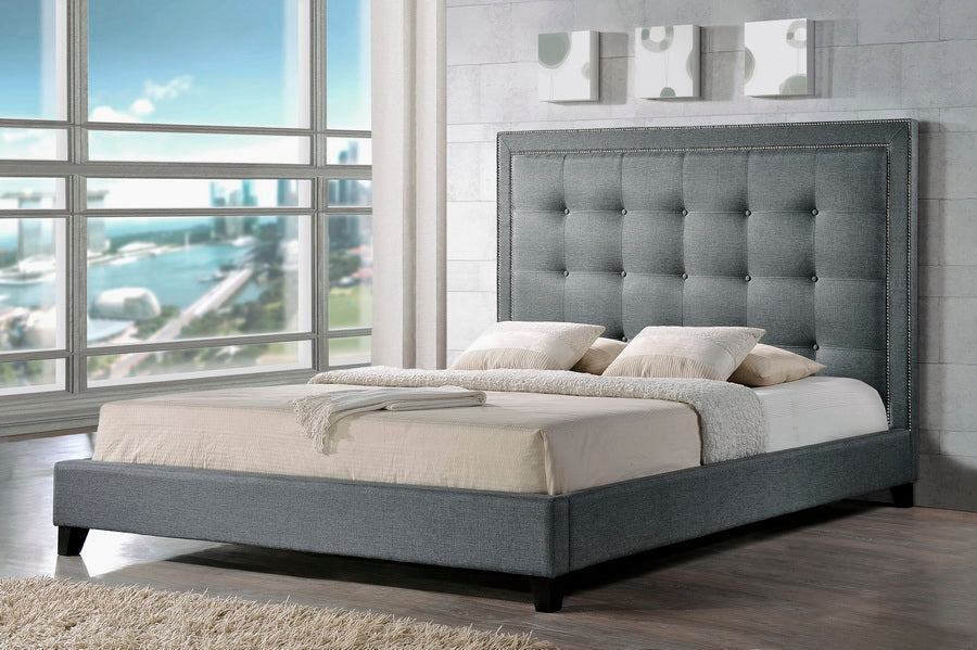 Hirst Contemporary Bed-Bed-Baxton Studio - WI-Wall2Wall Furnishings