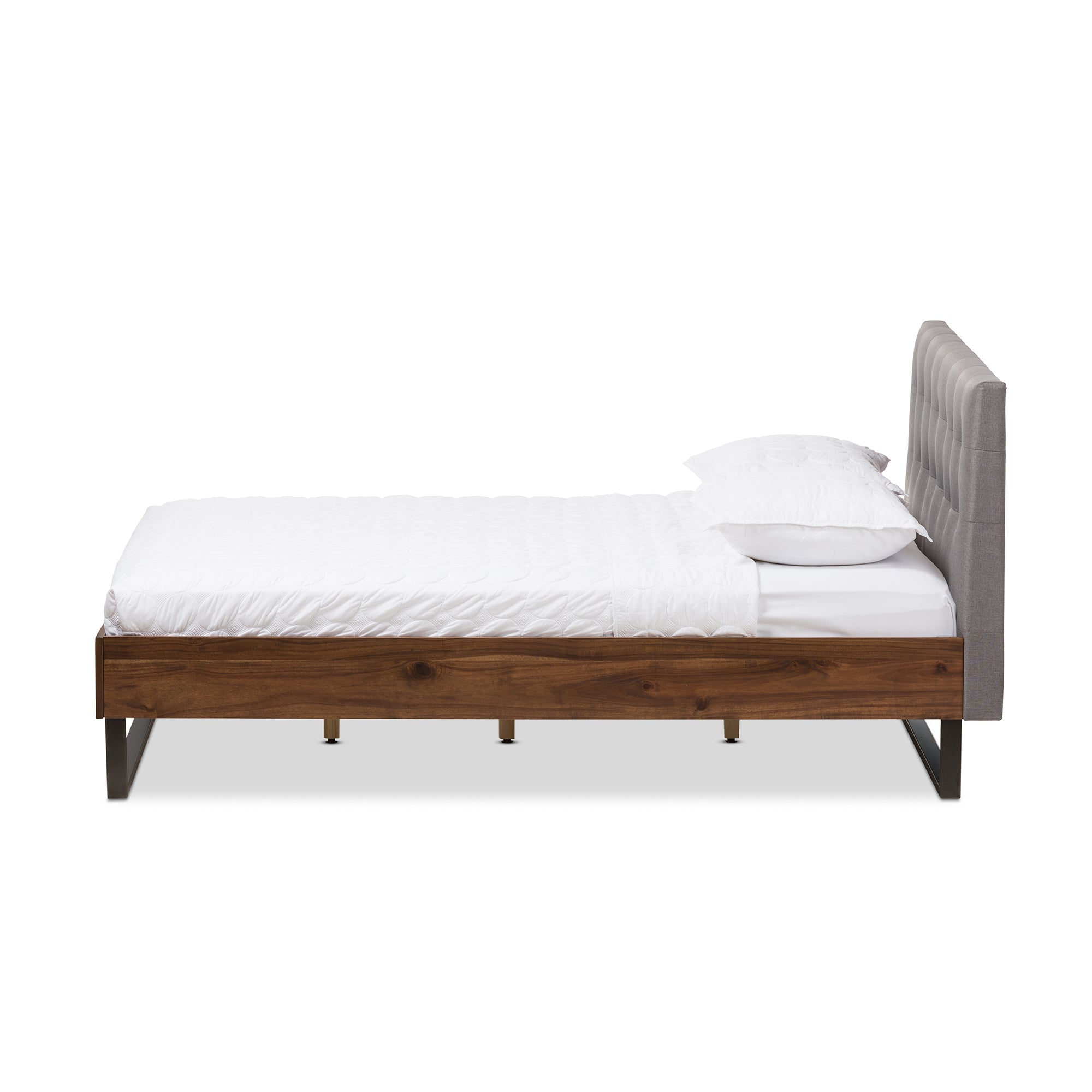 Mitchell Industrial Bed-Bed-Baxton Studio - WI-Wall2Wall Furnishings