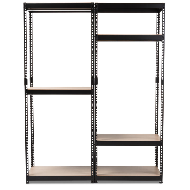 Gavin Traditional Shelf 7-Shelf-Shelf-Baxton Studio - WI-Wall2Wall Furnishings
