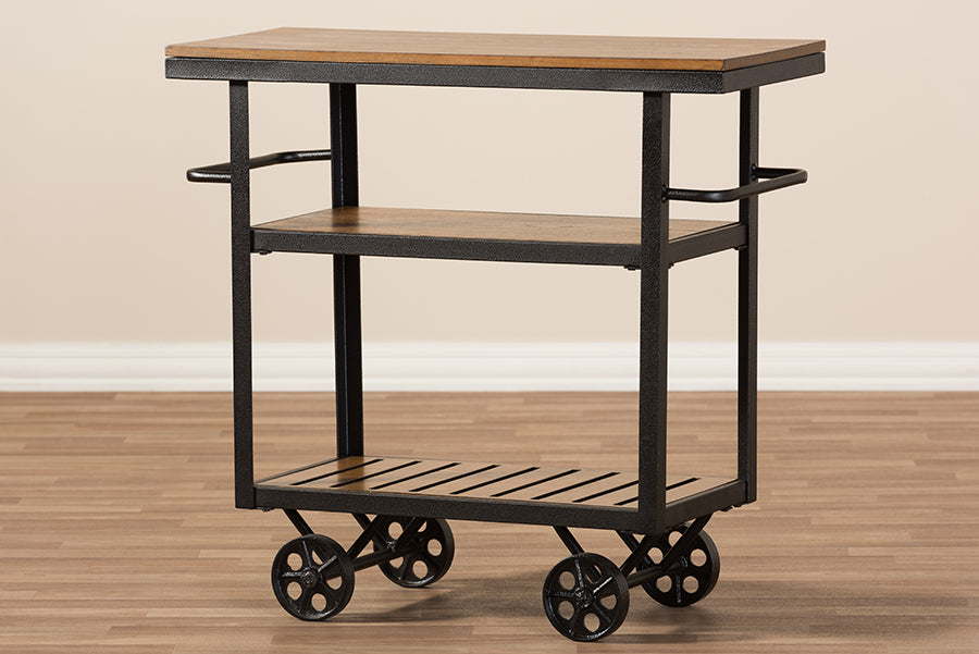 Kennedy Cart-Kitchen Cart-Baxton Studio - WI-Wall2Wall Furnishings