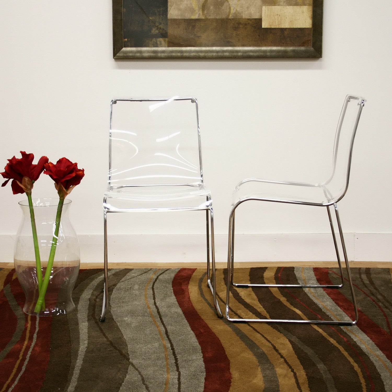 Lino Modern Dining Chairs Set of 2-Dining Chairs-Baxton Studio - WI-Wall2Wall Furnishings