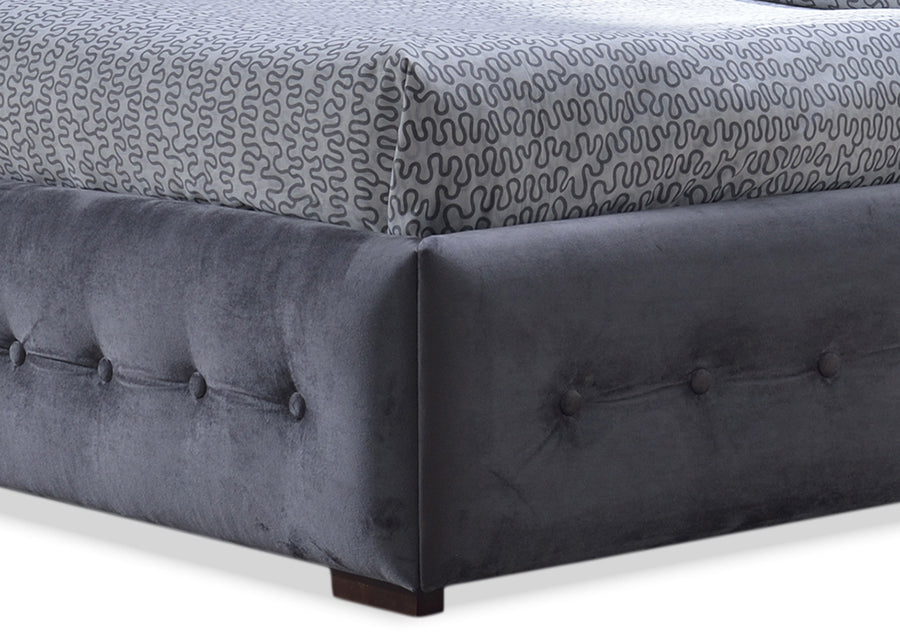Margaret Contemporary Bed Button-tufted-Bed-Baxton Studio - WI-Wall2Wall Furnishings