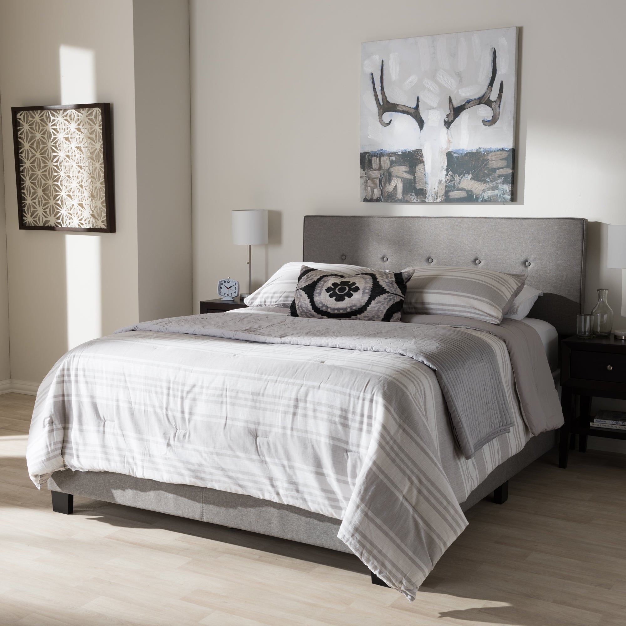 Hampton Contemporary Bed-Bed-Baxton Studio - WI-Wall2Wall Furnishings