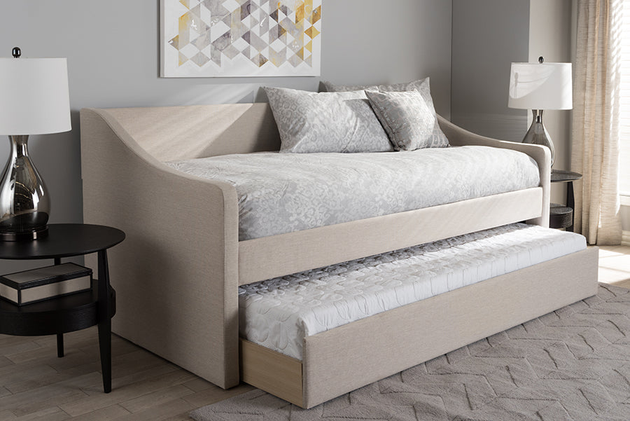 Barnstorm Contemporary Daybed with Guest Trundle Bed-Daybed-Baxton Studio - WI-Wall2Wall Furnishings