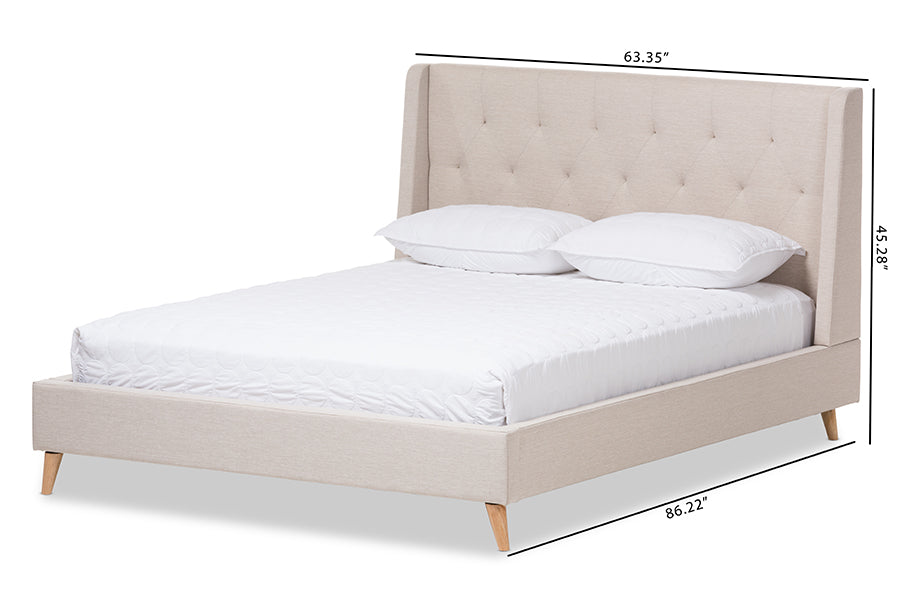 Adelaide Contemporary Bed-Bed-Baxton Studio - WI-Wall2Wall Furnishings