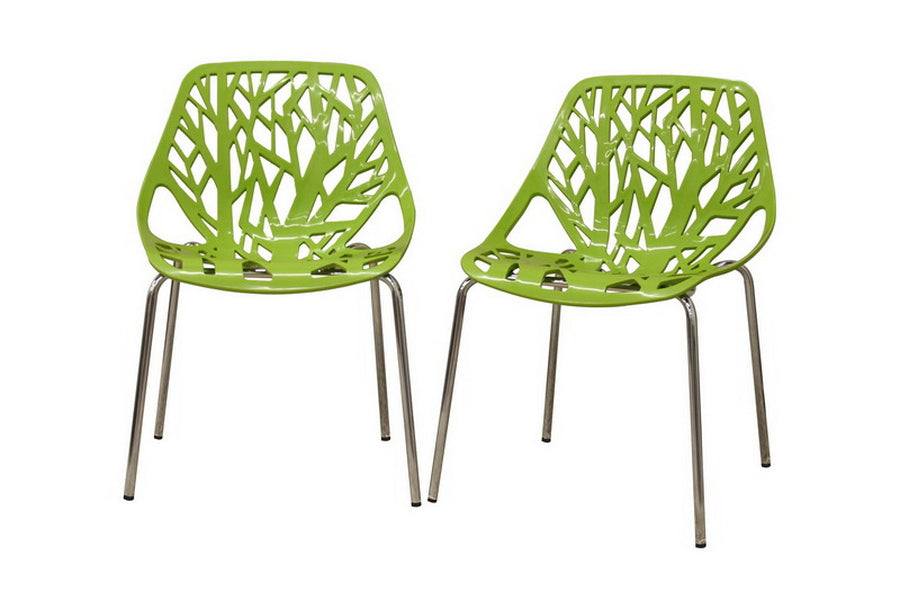 Modern Modern Dining Chairs Set of 2-Dining Chairs-Baxton Studio - WI-Wall2Wall Furnishings